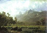 Albert Bierstadt The Sierras near Lake Tahoe, California Sweden oil painting artist